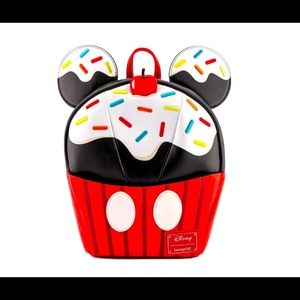 LOUNGEFLY EXCLUSIVE MICKEY MOUSE SPRINKLE CUPCAKE